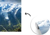 Behang - Fotobehang Fantastische foto van de Mont Blanc - Breedte 175 cm x hoogte 260 cm