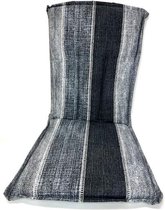 Madison Kussen lage rug 104x42 cm Denim stripe blue