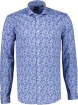 Jac Hensen Overhemd - Modern Fit - Blauw - 4XL Grote Maten