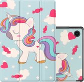 Samsung Galaxy Tab A8 Hoesje Case Hard Cover Hoes Book Case - Unicorn