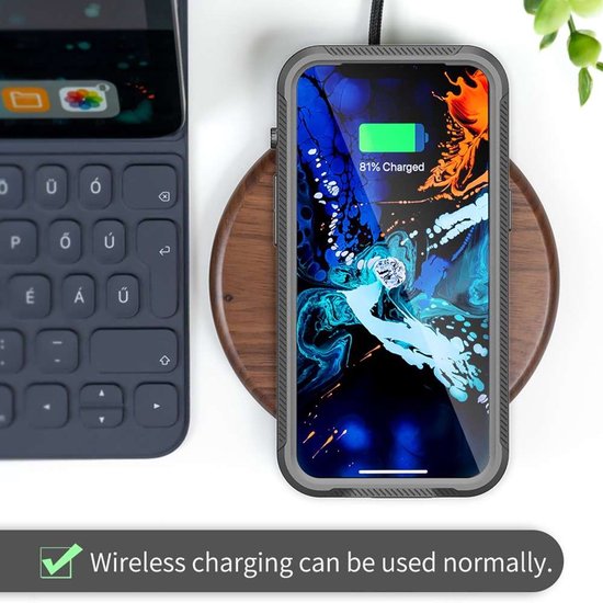 Shellbox Apple iPhone 13 Pro Waterproof 2 Meter Onderwater Hoesje Zwart