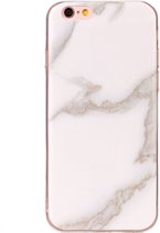 Apple iPhone 6/6s Hoesje - Mobigear - Marble Serie - TPU Backcover - Wit - Hoesje Geschikt Voor Apple iPhone 6/6s
