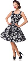 Belsira Swing jurk -2XL- 50308 Zwart/Wit
