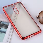 Xiaomi Mi 9T Hoesje - Mobigear - Royal Serie - TPU Backcover - Transparant / Rood - Hoesje Geschikt Voor Xiaomi Mi 9T