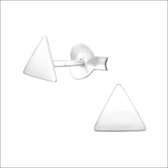 Aramat jewels ® - Zilveren kinder oorbellen driehoek 925 zilver 6x5mm
