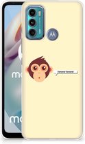Smartphone hoesje Motorola Moto G60 Back Case Siliconen Hoesje met Foto Aap