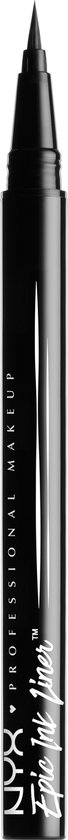Zwarte NYX Epic Ink Liner stift met witte letters.