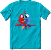 Valentijn T-Shirt | Grappig Valentijnsdag Cadeautje voor Hem en Haar | Dames - Heren - Unisex | Kleding Cadeau | - Blauw - XL