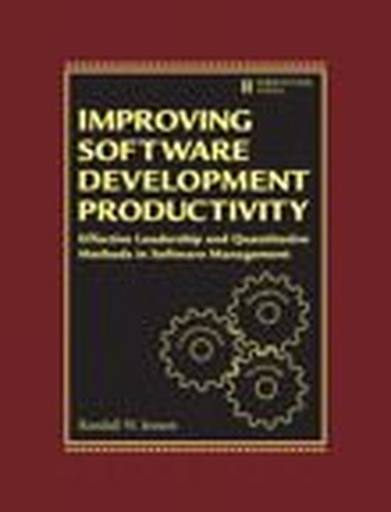 Improving Software Development Productivity (ebook), Randall W. Jensen ...