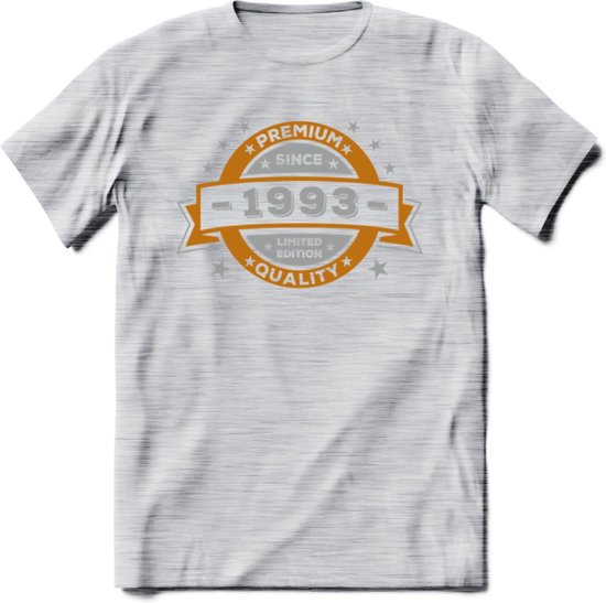 Premium Since 1993 T-Shirt | Goud - Zilver | Grappig Verjaardag Kleding  Cadeau Shirt |... | bol.com