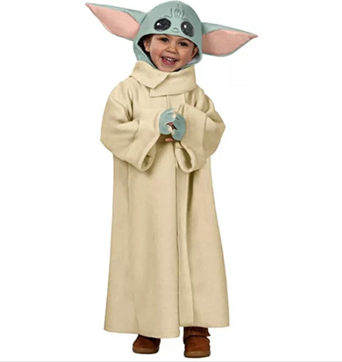 Lauw mijn Onhandig Baby Yoda Costuum voor kleine kinderen - The Mandalorian - Star Wars |  bol.com
