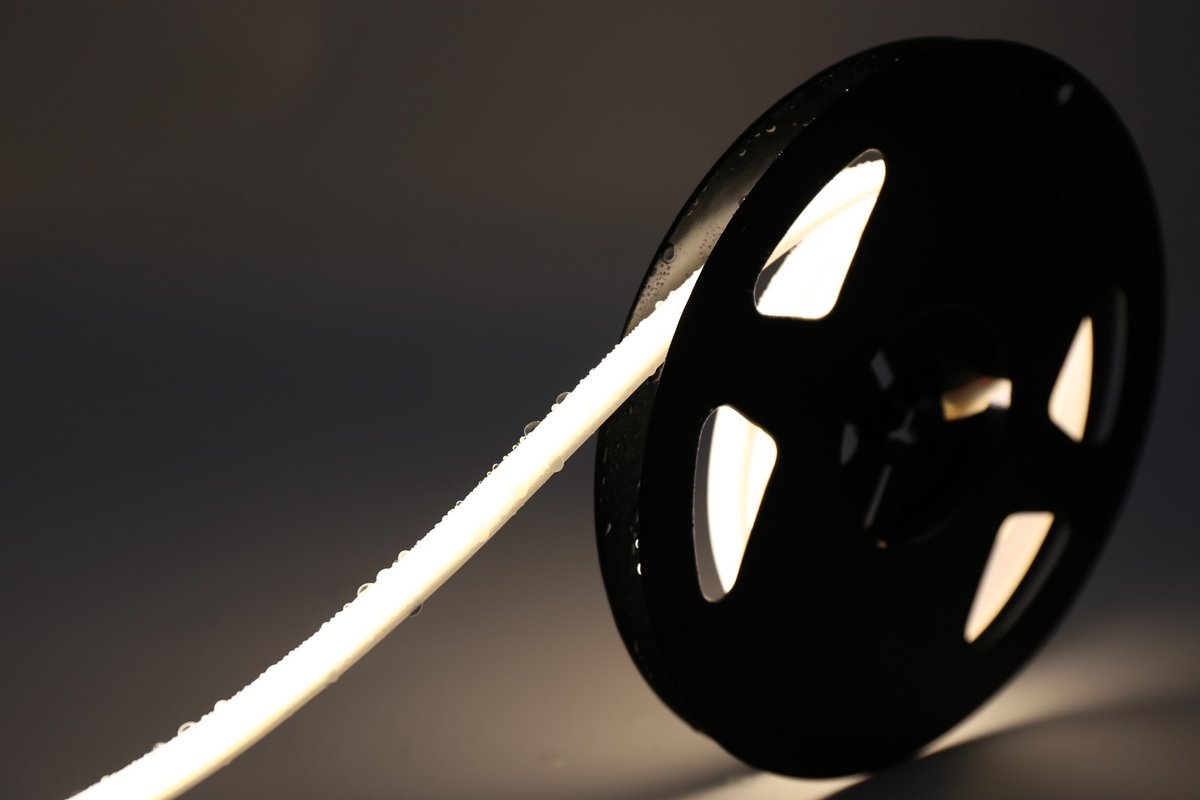 DiamantLED LED Strip COB - Losse 10 Meter Rol - 6000k - Koud wit - 24V - 480LED/m | IP68 - 5 Jaar Garantie