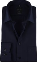 OLYMP - Overhemd Luxor Modern-Fit Donkerblauw - 43 - Heren - Modern-fit