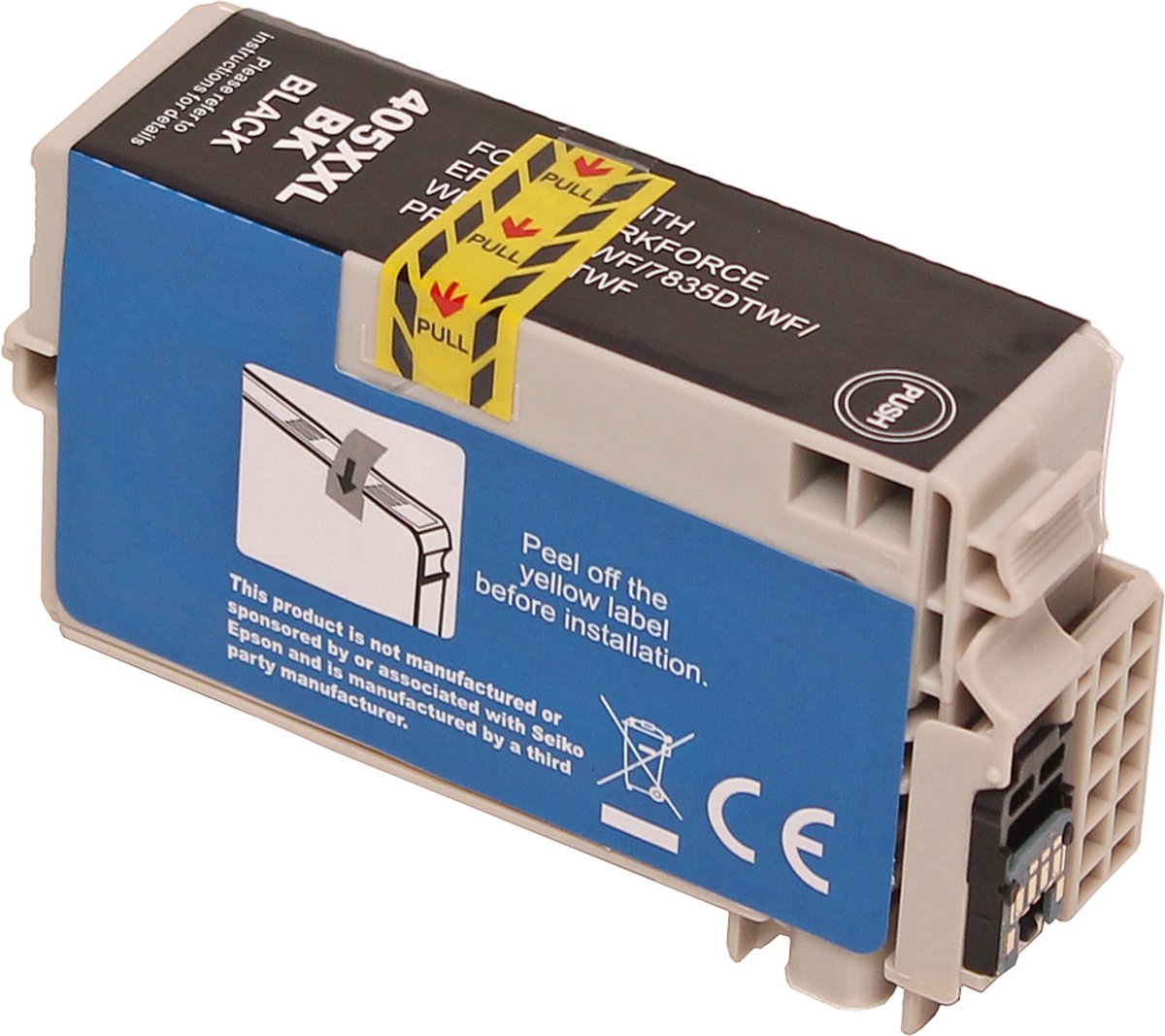 ABC huismerk inkt cartridge geschikt voor Epson 405XXL zwart voor Epson Workforce WF7830DTWF WF7835DTWF WF7840DTWF