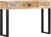 vidaXL Wandtafel 110x30x76 cm massief mangohout