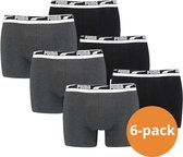 Puma Boxershorts Multi Logo 6-pack Black Combo