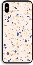 Case Company® - iPhone X hoesje - Terrazzo N°23 - 100% Biologisch Afbreekbaar - Duurzaam - Biodegradable Soft Case - Milieuvriendelijke Print op Achterkant - Zwarte Zijkanten - Bescherming Ov