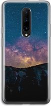 Case Company® - OnePlus 7 Pro hoesje - Travel to space - Soft Case / Cover - Bescherming aan alle Kanten - Zijkanten Transparant - Bescherming Over de Schermrand - Back Cover