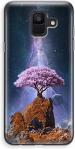 Case Company® - Galaxy A6 (2018) hoesje - Ambition - Soft Case / Cover - Bescherming aan alle Kanten - Zijkanten Transparant - Bescherming Over de Schermrand - Back Cover