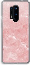 CaseCompany® - OnePlus 8 Pro hoesje - Roze marmer - Soft Case / Cover - Bescherming aan alle Kanten - Zijkanten Transparant - Bescherming Over de Schermrand - Back Cover