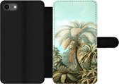 Bookcase Geschikt voor iPhone 7 telefoonhoesje - Filicinae - Haeckel - Oude meesters - Met vakjes - Wallet case met magneetsluiting