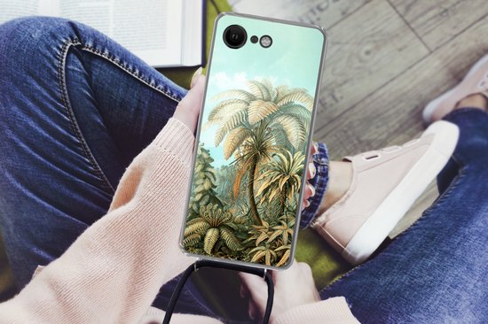 Coque avec cordon iPhone SE 2020 - Filicinae - Haeckel - Vieux maîtres - Siliconen - Bandoulière - Coque arrière avec cordon - Coque pour téléphone avec cordon - Coque avec corde