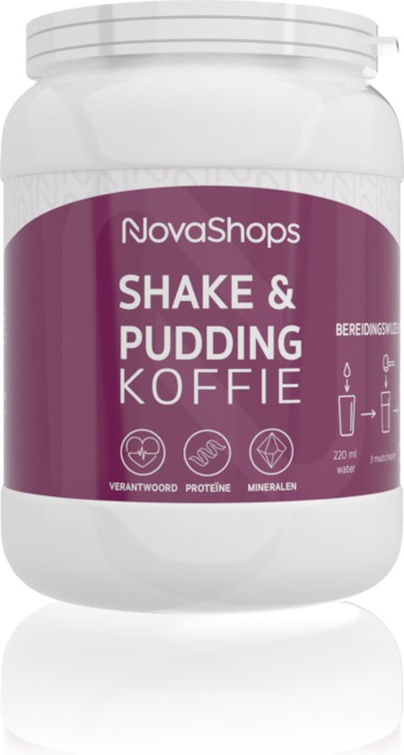Novashops Eiwitdieet | Proteïnedieet afslank shakes |Koffie Shake (17 porties) 5 varianten