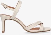 Tango | Ava 6-e off white cross sandal - covered heel/sole | Maat: 40
