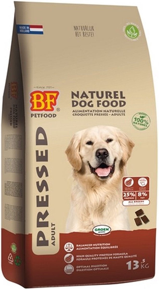 Biofood Vleesbrok Geperst - Hondenvoer - 13.5 kg
