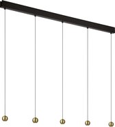 Atmooz - Lampe suspendue Balls 5 - Gold - LED intégré - Salon / chambre à coucher / salle à manger - Lampe de plafond - Hauteur: 140cm - Métal