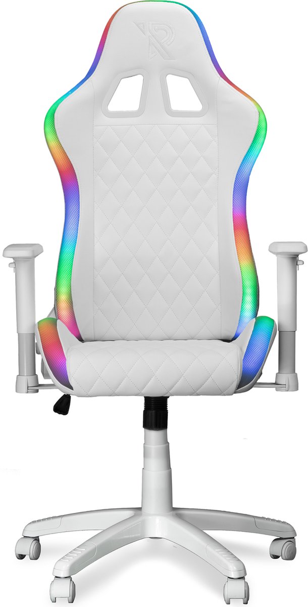 Ranqer Halo RGB - Chaise Gaming - Chaise Gamer - Siège gaming - Dossier et  Accoudoirs