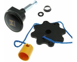 Hormann knop/kruk set voor Garagedeur Zwart