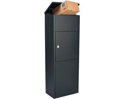 Allux 600 Pakketbrievenbus - Met 6-pins Ruko slot - Zwart