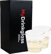 2x Wijn Water Glas Nice 26cl - Onbreekbere Kunststof Plastic Wijnglazen Waterglazen