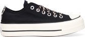 Converse Chuck Taylor All Star Lift Ox Lage sneakers - Dames - Zwart - Maat 39,5