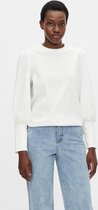 Object T-shirt Objannie L/s Top 119 23038172 Cloud Dancer Dames Maat - L