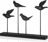Riverdale - Ornament Birds on stand zwart 52cm