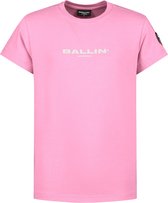Ballin Amsterdam -  Jongens Slim Fit   T-shirt  - Roze - Maat 128