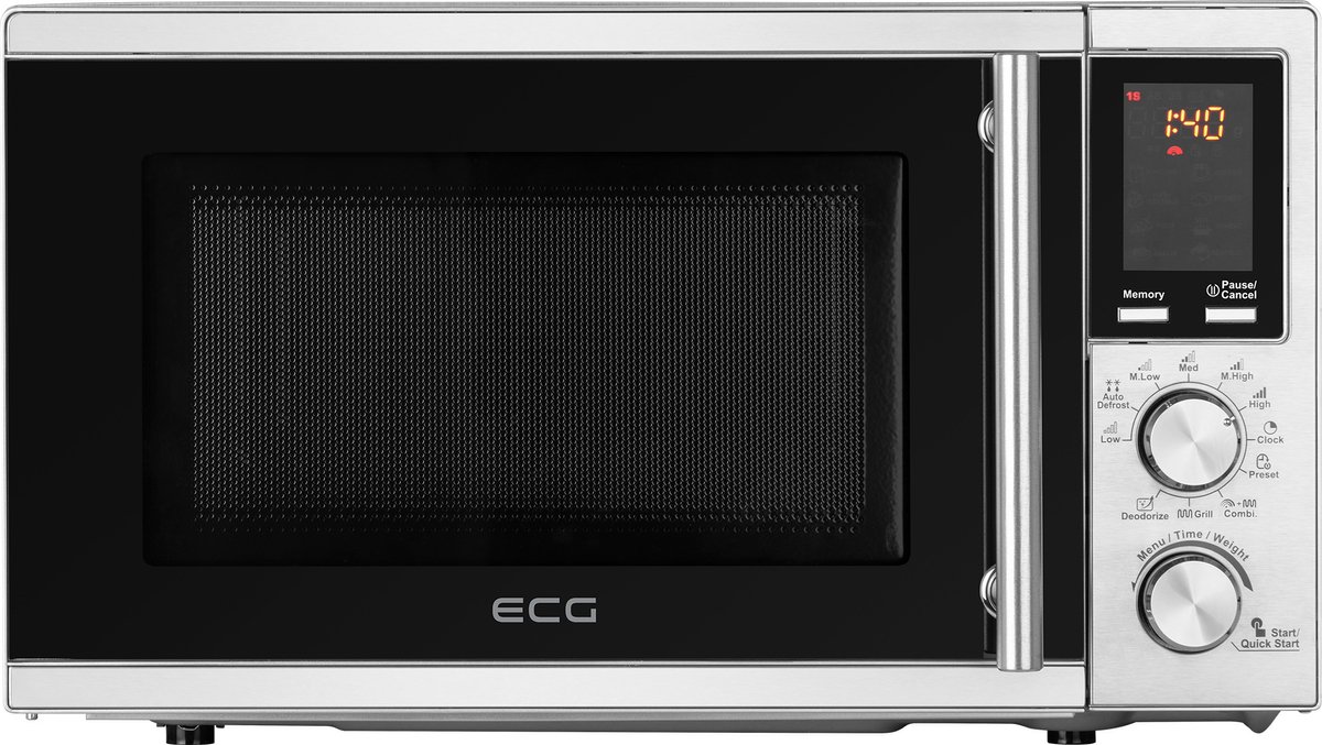 ECG MTD 2072 GSE Vrijstaande magnetron Volume 20 l Grill