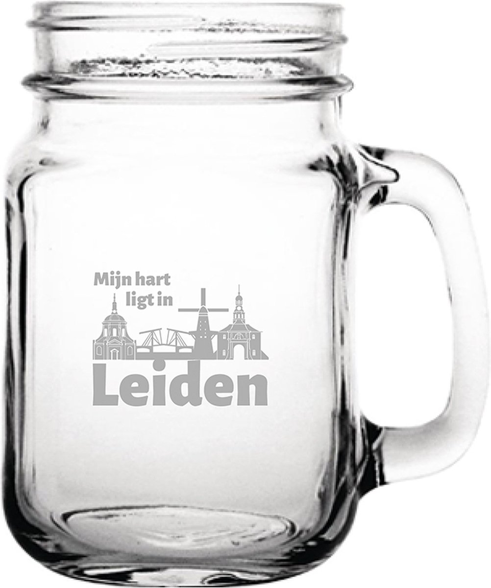 Gegraveerde Drinkglas 45cl Leiden