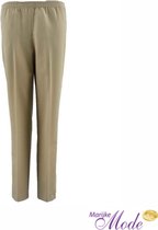 Sensia Mode pantalon modelnaam: Deva - klassiek model - korte lengte maat - Zand- maat 46