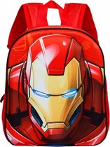 Iron man jongens peuter rugzak 3D rood 3 - 5
