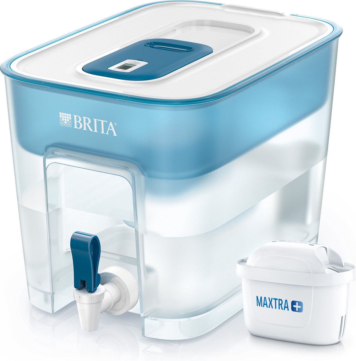 BRITA - Waterfilterkan Flow Cool - Blauw - 8,2L | bol.com