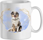 Mok Australian shepherd 5.4| Hond| Hondenliefhebber | Cadeau| Cadeau voor hem| cadeau voor haar | Beker 31 CL