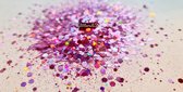 Glitters | Pretty in Pink 5gr. | Hobby-glitters | Nail & Body-art | Epoxy-art | Slijm-projecten | Decoratie