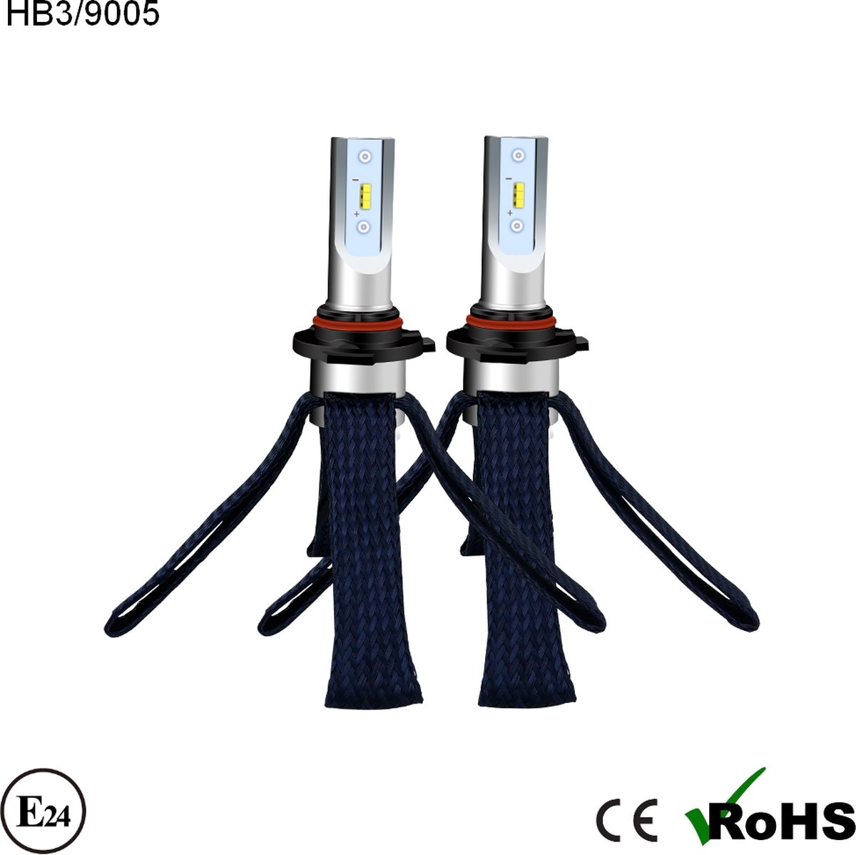 HB3/9005 Set Led G10J koplampen set 12.000 lumen flex E-keur