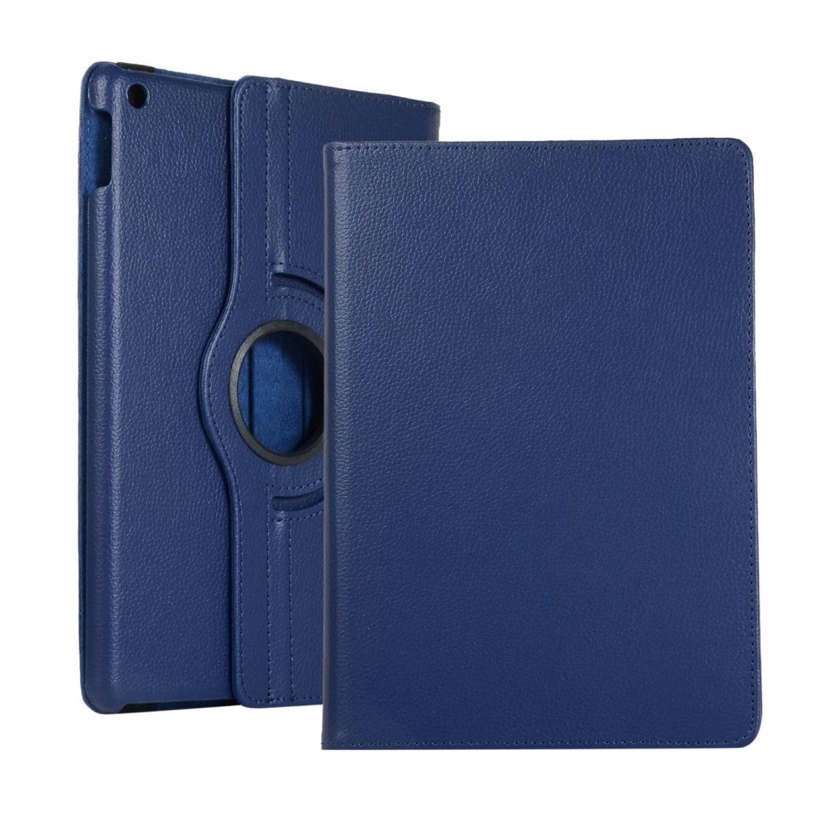Mobigear Tablethoes geschikt voor Apple iPad 9 (2021) Hoes | Mobigear DuoStand Draaibare Bookcase - Blauw