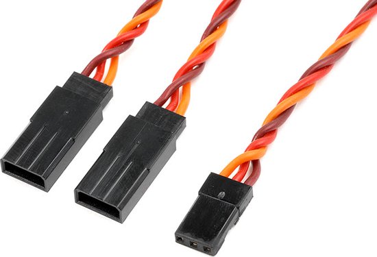 Hitec Y-Kabel 15 Cm Verdrillt – Goldkontakte Für Digitale Servos