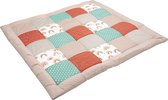 ULLENBOOM ® Babyspeelkleed, 120 x 120 cm, gevoerde regenboog (Made in EU), kruipdeken voor baby's met 100% ÖkoTex katoen, ideaal als babydeken en speeldeken