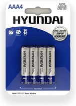 Hyundai - Panasonic Batterijen AAA - 4 Stuks